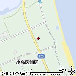 福島県南相馬市小高区浦尻町周辺の地図