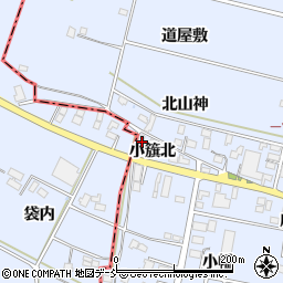 福島県本宮市本宮小籏北52周辺の地図