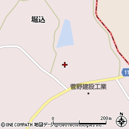 福島県本宮市長屋田平下周辺の地図