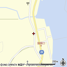 石川県珠洲市狼煙町ヲ13周辺の地図