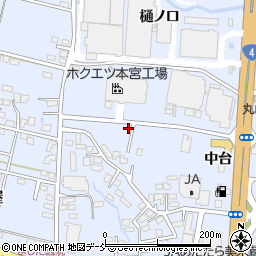 福島県本宮市本宮中台12-3周辺の地図