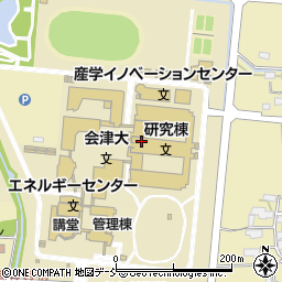 会津大学　会津大学売店周辺の地図