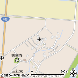 新潟県長岡市与板町南中1258周辺の地図