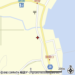 石川県珠洲市狼煙町ヲ1周辺の地図