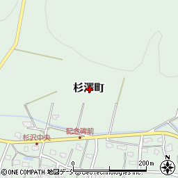 新潟県見附市杉澤町周辺の地図