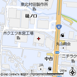 株式会社タカギセイコー　東北工場周辺の地図