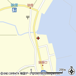 石川県珠洲市狼煙町ト周辺の地図