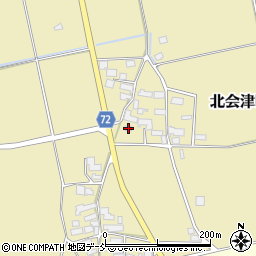 福島県会津若松市北会津町和泉474周辺の地図