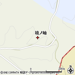 福島県二本松市百目木境ノ岫周辺の地図