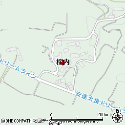 福島県本宮市和田（桜内）周辺の地図