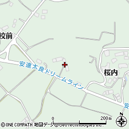 福島県本宮市和田久保周辺の地図