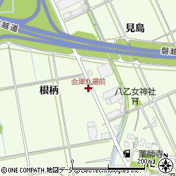 会津丸運前周辺の地図