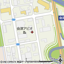 福島県会津若松市インター西周辺の地図