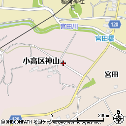 福島県南相馬市小高区神山（馬場前）周辺の地図