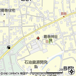 新潟県見附市葛巻周辺の地図