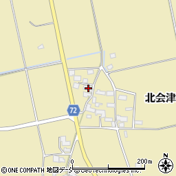 福島県会津若松市北会津町和泉532-1周辺の地図
