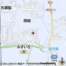 福島県本宮市本宮関根53周辺の地図