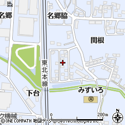福島県本宮市本宮関根8周辺の地図