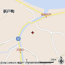 石川県珠洲市折戸町チ周辺の地図