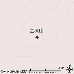 金凍山周辺の地図