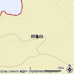 福島県田村市船引町北移田外山周辺の地図