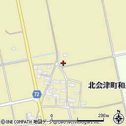 福島県会津若松市北会津町和泉484-2周辺の地図