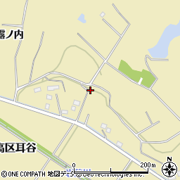 福島県南相馬市小高区耳谷小泉周辺の地図