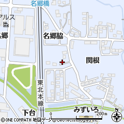 福島県本宮市本宮関根11周辺の地図