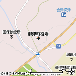 福島県柳津町（河沼郡）周辺の地図