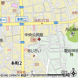 杉沢土地改良区周辺の地図