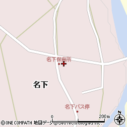 新潟県三条市名下周辺の地図