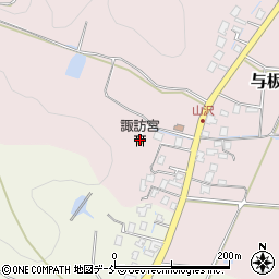 諏訪宮周辺の地図