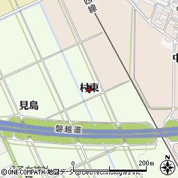 福島県会津若松市町北町大字始（村東）周辺の地図