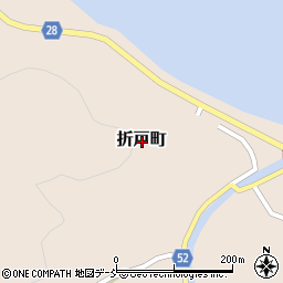 石川県珠洲市折戸町周辺の地図