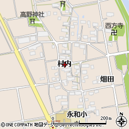 福島県会津若松市高野町大字上高野村内周辺の地図