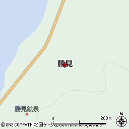 新潟県出雲崎町（三島郡）勝見周辺の地図