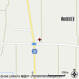 福島県大沼郡会津美里町和田目沢田南周辺の地図
