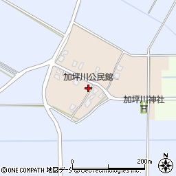 加坪川公民館周辺の地図
