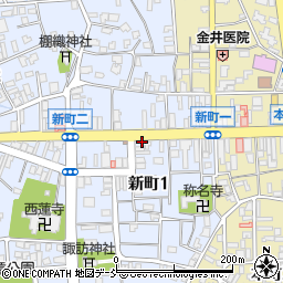 岸田青果物店周辺の地図