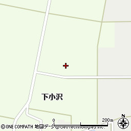 福島県会津美里町（大沼郡）小沢（上澤ノ目乙）周辺の地図