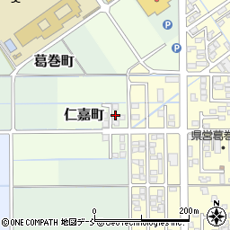 新潟県見附市仁嘉町周辺の地図