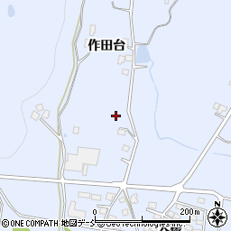 福島県本宮市本宮作田台周辺の地図