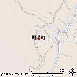 新潟県見附市堀溝町周辺の地図