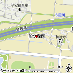 福島県会津若松市一箕町大字鶴賀（船ケ森西）周辺の地図