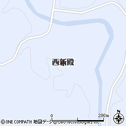 福島県二本松市西新殿天ヶ平周辺の地図