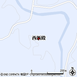 福島県二本松市西新殿（天ヶ平）周辺の地図