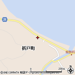 石川県珠洲市折戸町イ周辺の地図