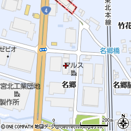 福島県本宮市本宮名郷16周辺の地図