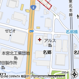 福島県本宮市本宮名郷17周辺の地図
