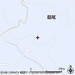 福島県葛尾村（双葉郡）葛尾（中清水）周辺の地図